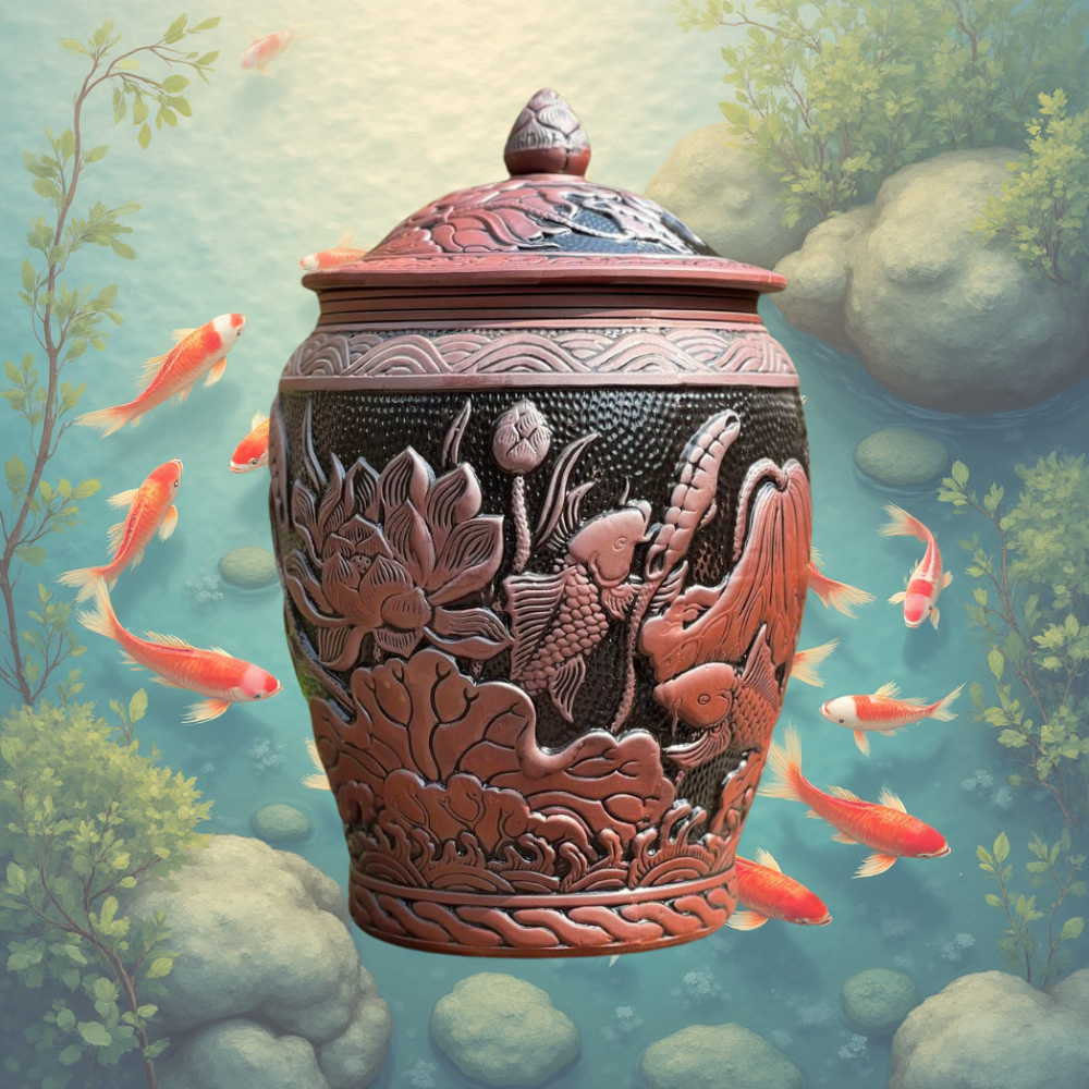 hũ đựng gạo Bát tràng