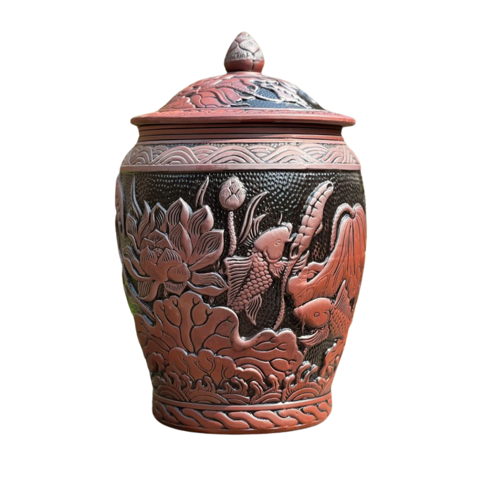 hũ đựng gạo bát tràng 1