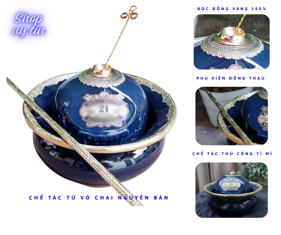 điếu bát bọc đồng Bát Tràng (1)