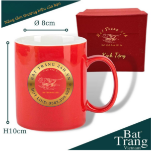 cốc sứ in logo