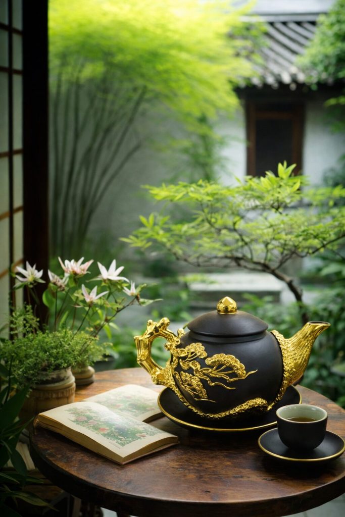 ấm chén Bát Tràng quà tặng cao cấp