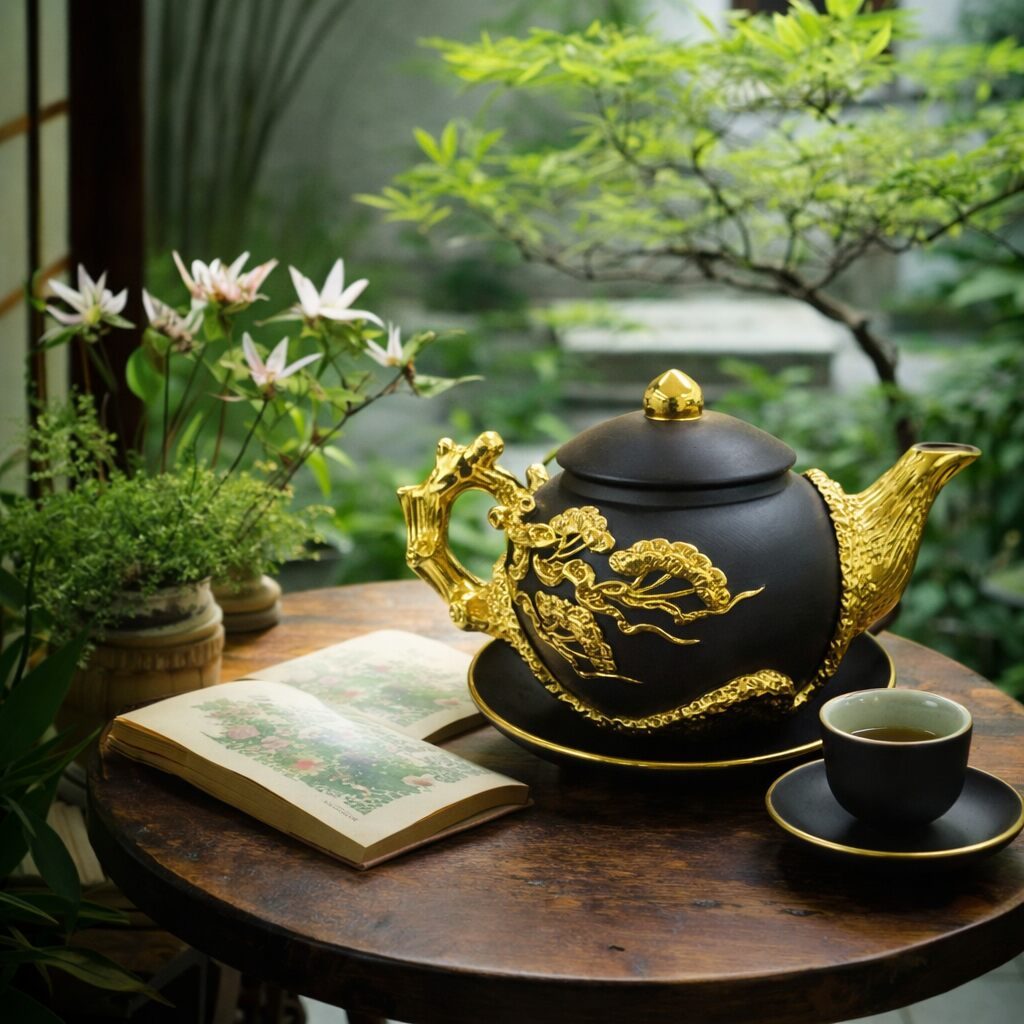 ấm chén Bát Tràng quà tặng cao cấp