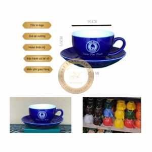 cốc cafe capuchino in thương hiệu riêng theo yêu cầu