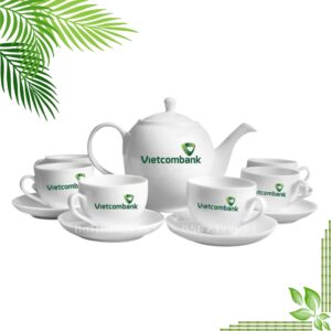 ấm chén bát tràng in logo số lượng lớn