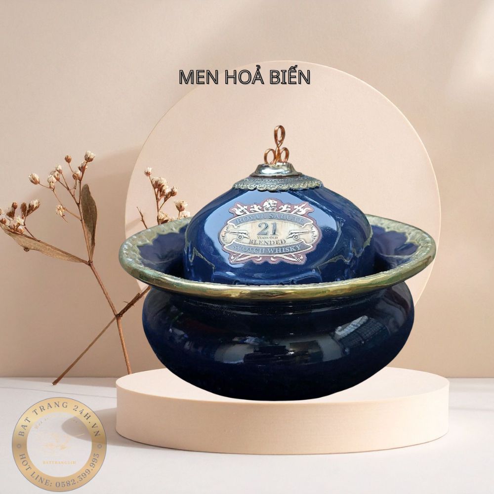 điếu bát bọc đồng bát tràng