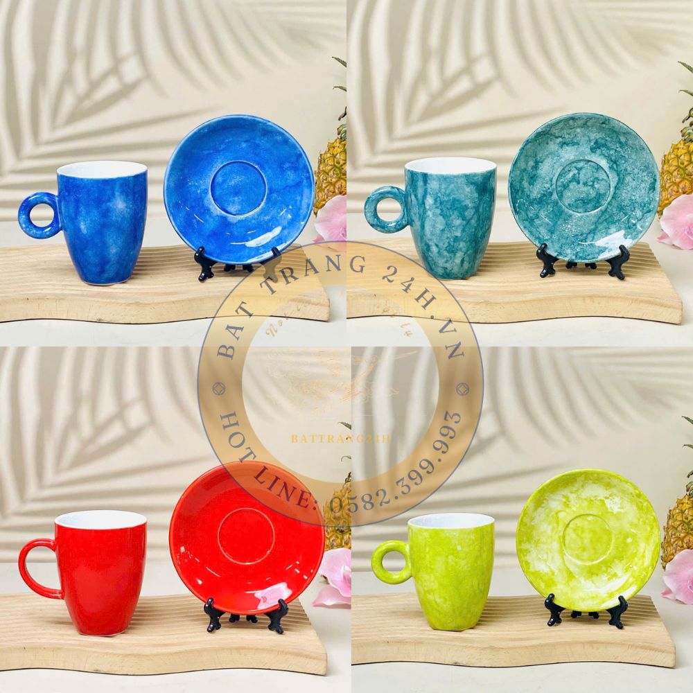 Ly Cốc Gốm Bát Tràng Cho Quán Cafe, Nhà Hàng Sang Trọng – In Logo Theo Yêu Cầu - Ảnh 4