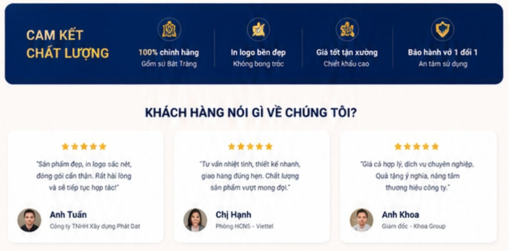 đáng giá khách hàng về bát tràng 24h.vn