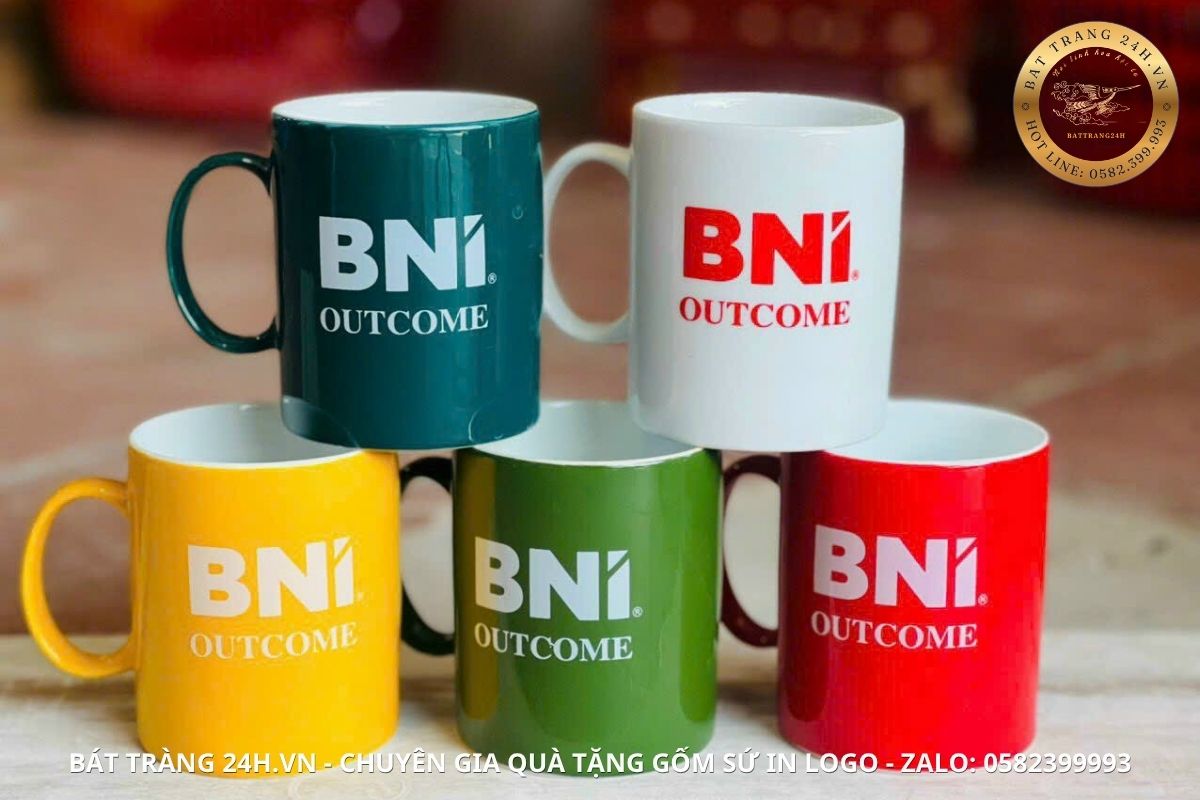 cốc sứ bát tràng in logo