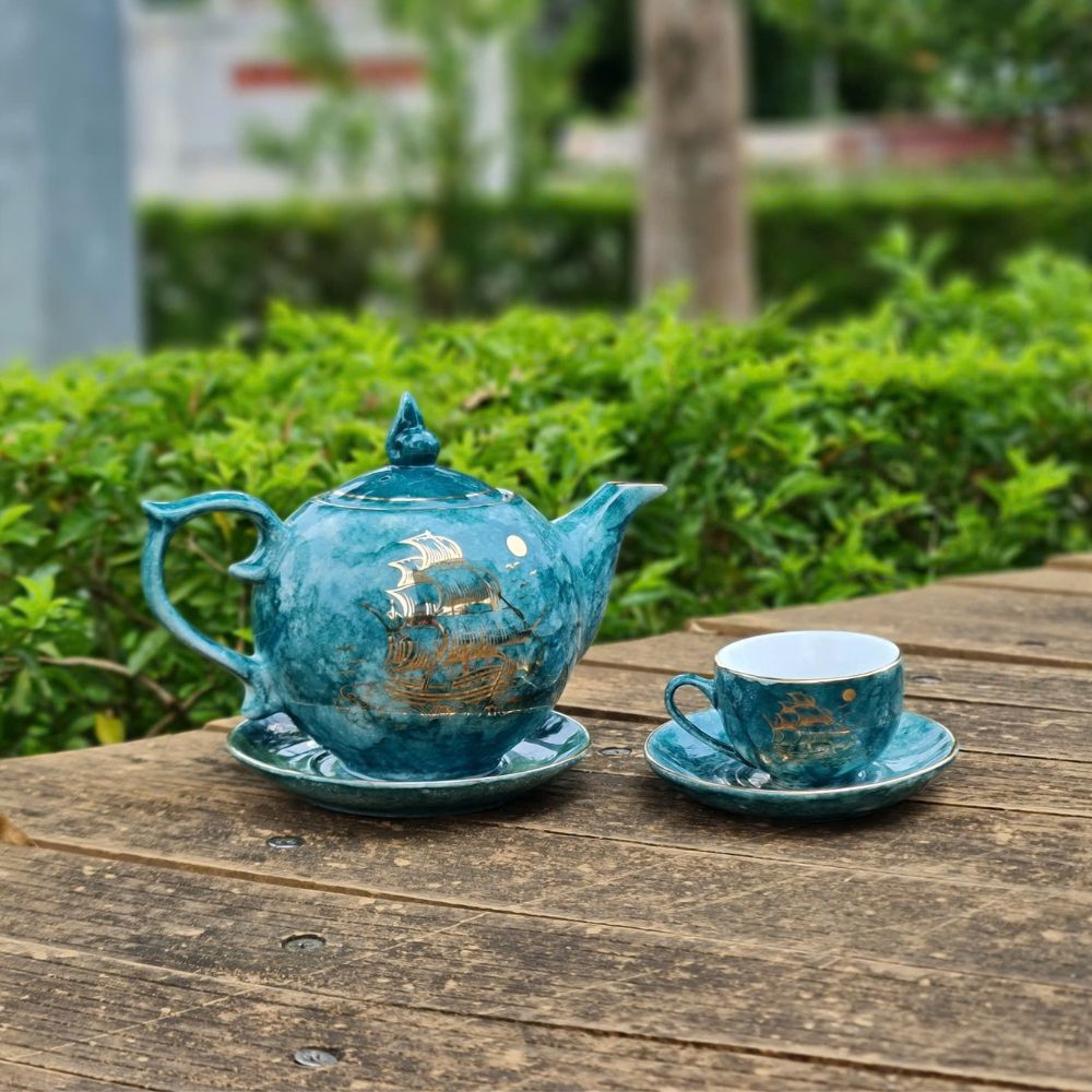 ấm chén đẹp in logo