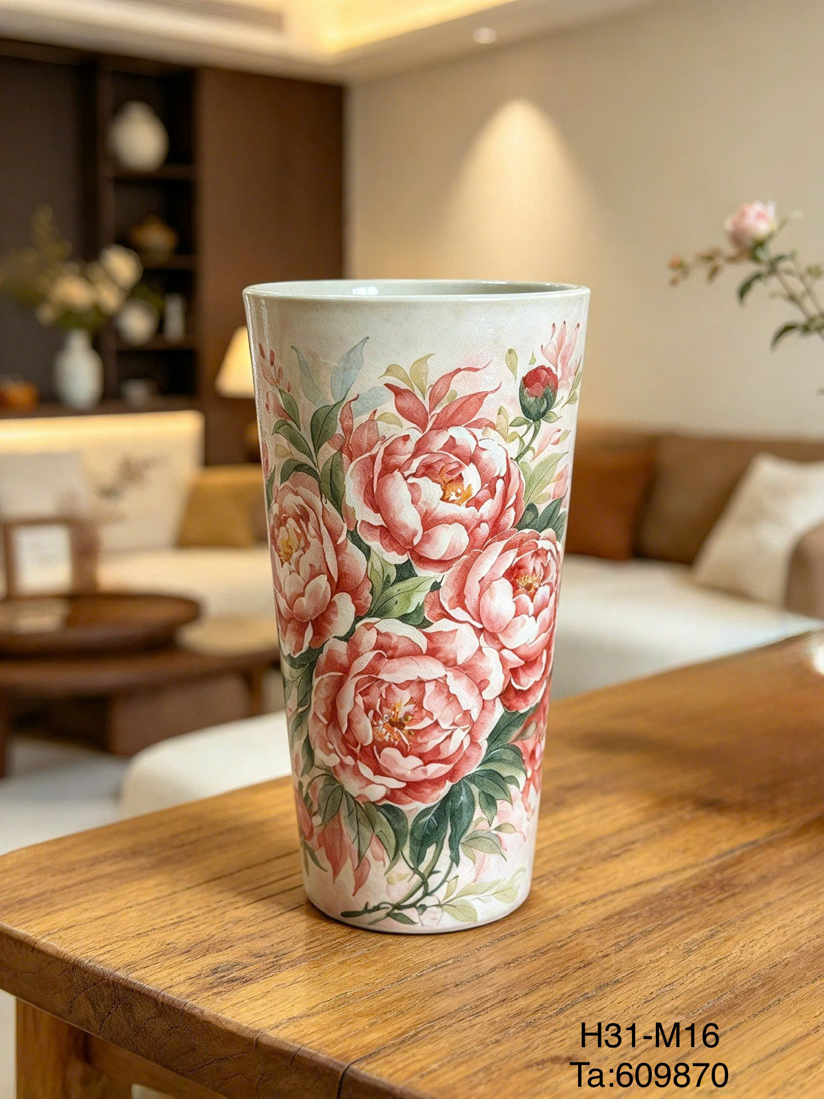 lọ hoa vẽ tay thủ công đẹp